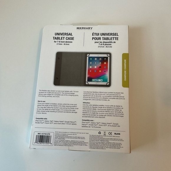 Universal Tablet  Case for 7-8 " devices NWT - Picture 3 of 5